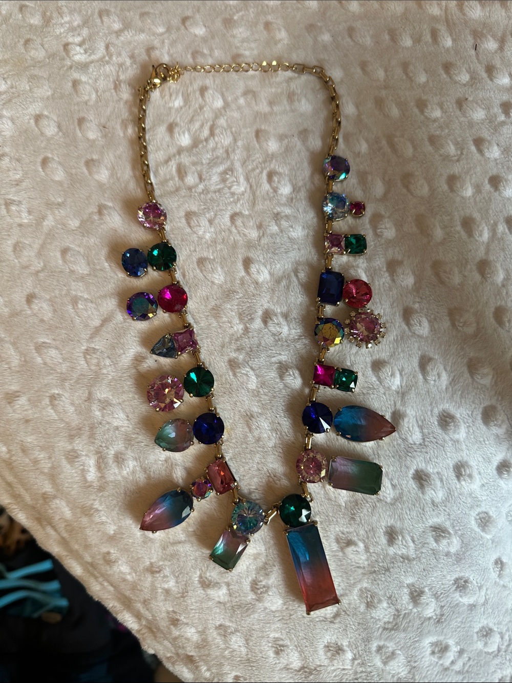 kate spade Multicolored Crystal Necklace Light Wear